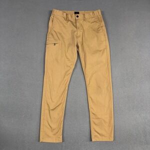 J.Crew Pants Mens 30x30 Brown 484 Slim Performance Stretch Zip Pocket Chino